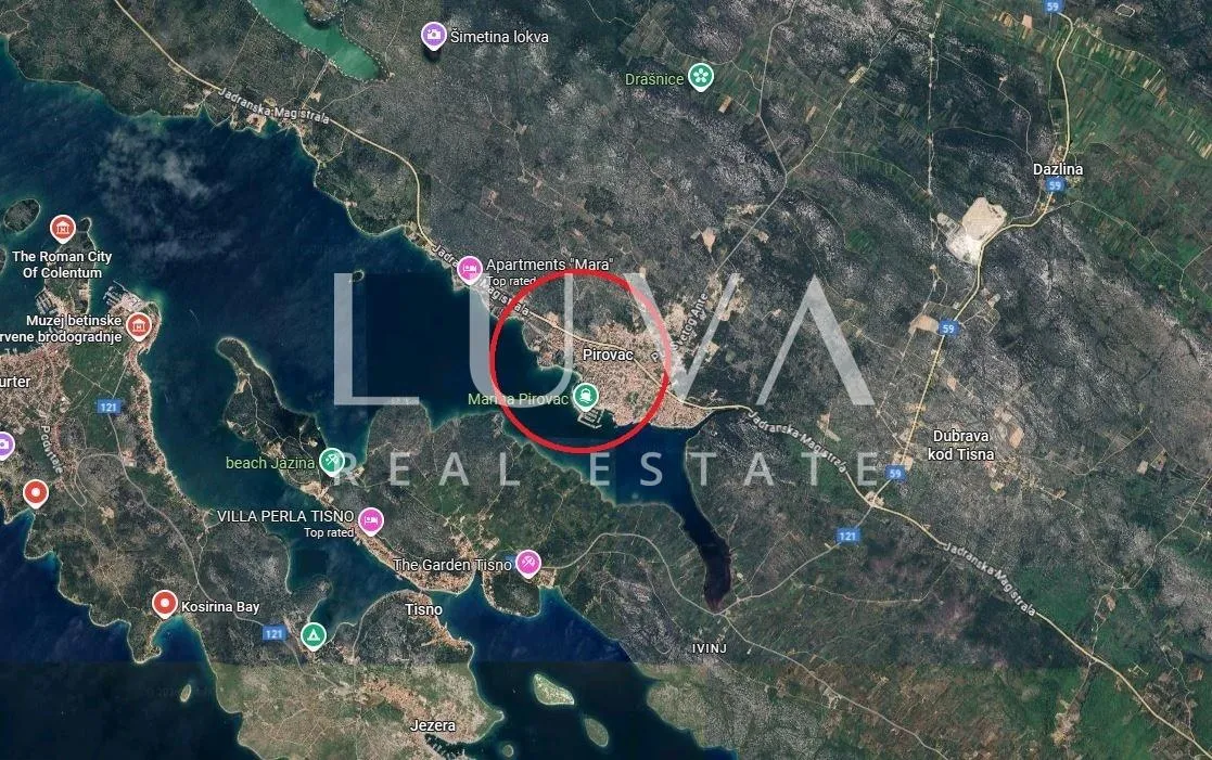 Pirovac, Vodice, prodaje se građevinsko zemljište od 610 m² - cover