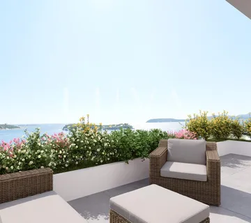 Lozica, Dubrovnik, luksuzan penthouse stan uz more na prodaju - cover