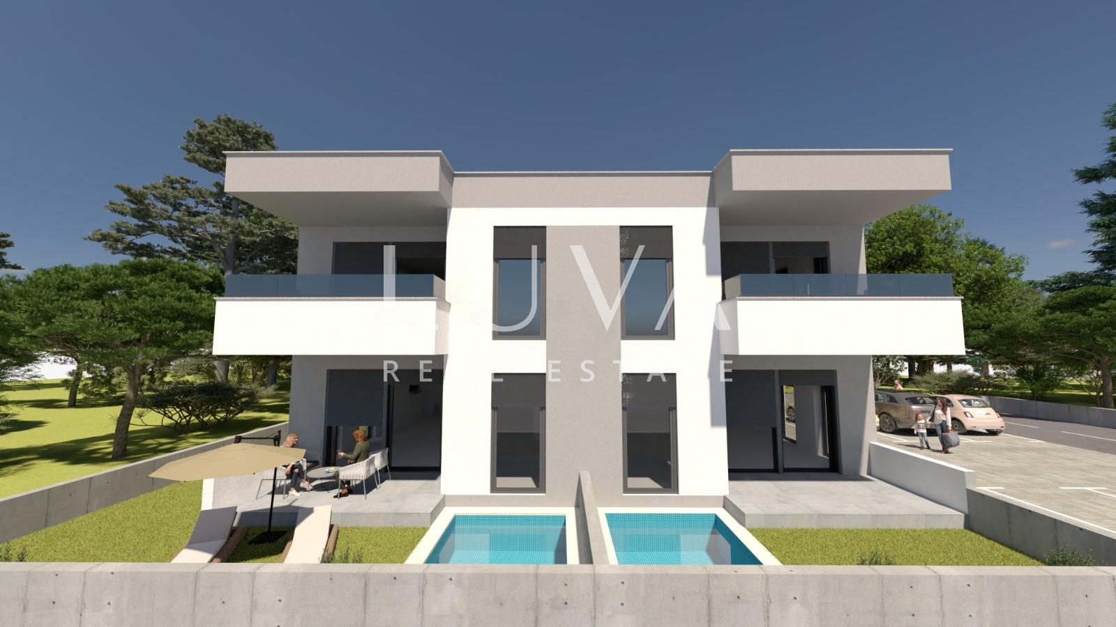 Zadar, Kožino, moderni stan u prizemlju s vrtom, 69.73m2 - cover