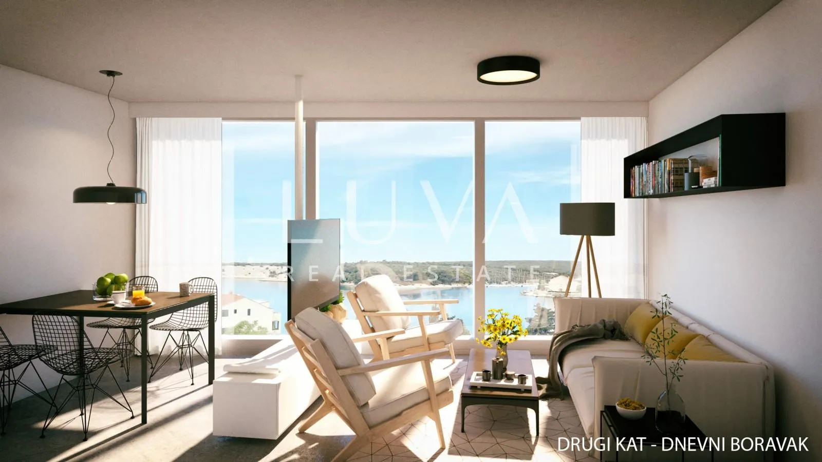 Pag, Šimuni, kuća u nizu 156,87m2 NKP, novogradnja na prodaju - cover