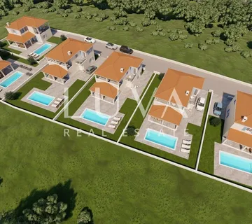 Ližnjan, luksuzna kuća s bazenom u izgradnji, blizina mora - cover