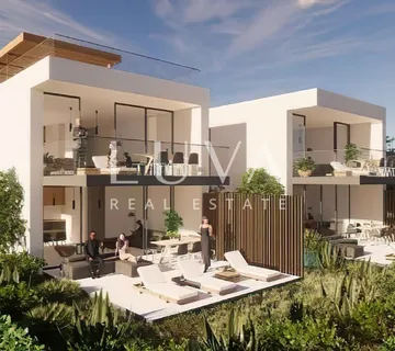 Ugljan, luksuzni apartman s vrtom, prvi red do mora NKP 52,58 m2 - Ugljan, Preko
