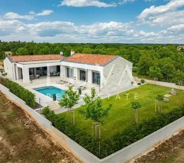 Brajkovići, Rovinj, Istra, luksuzna kuća s bazenom na prodaju - Kurili, Kanfanar