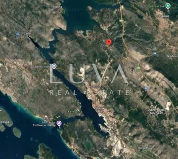 Šibenik, Bilice, građevinsko zemljište 10.000 m2 na prodaju - Stubalj, Bilice