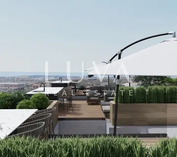 Istra, Tar, moderni trosoban stan s krovnom terasom u novogradnji, 69 m2 - cover