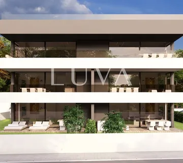 Istra, Poreč, moderni penthouse s krovnom terasom, 181,45 m2