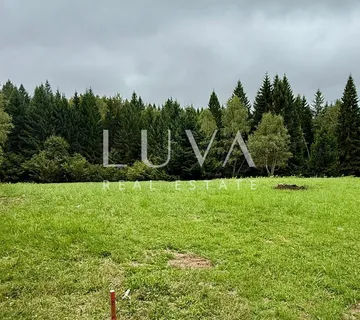 Gorski Kotar, Hlevci, građevinsko zemljište 800m2, na prodaju - Hlevci, Skrad
