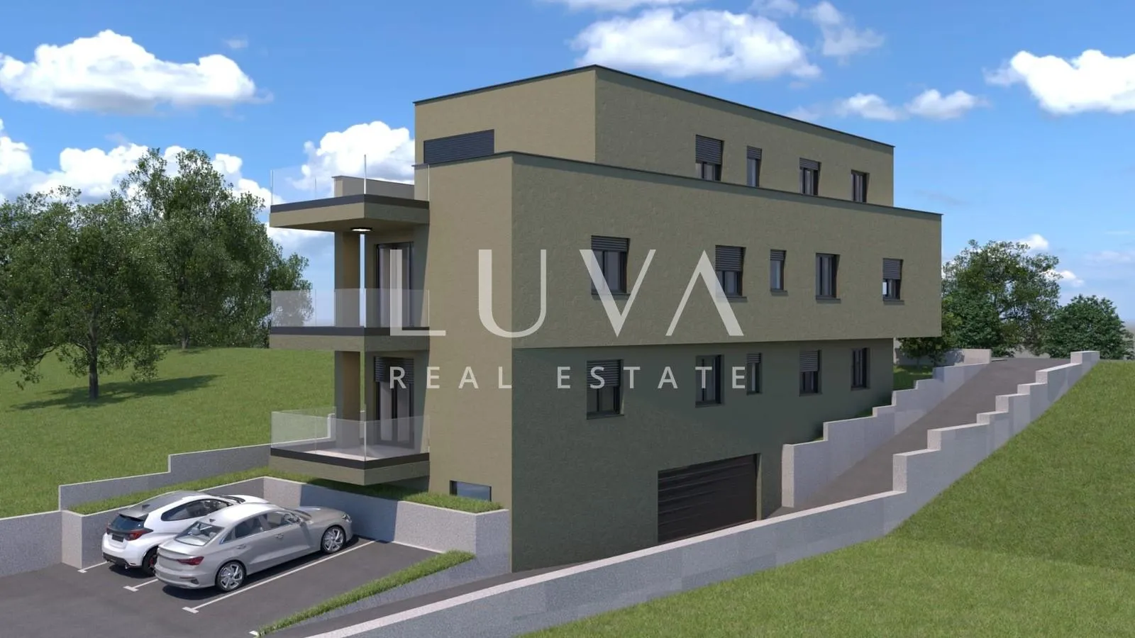 Zagreb, Fraterščica, novogradnja 3-sobni stan +2 VP+1 GPM, 99m2 NKP - cover