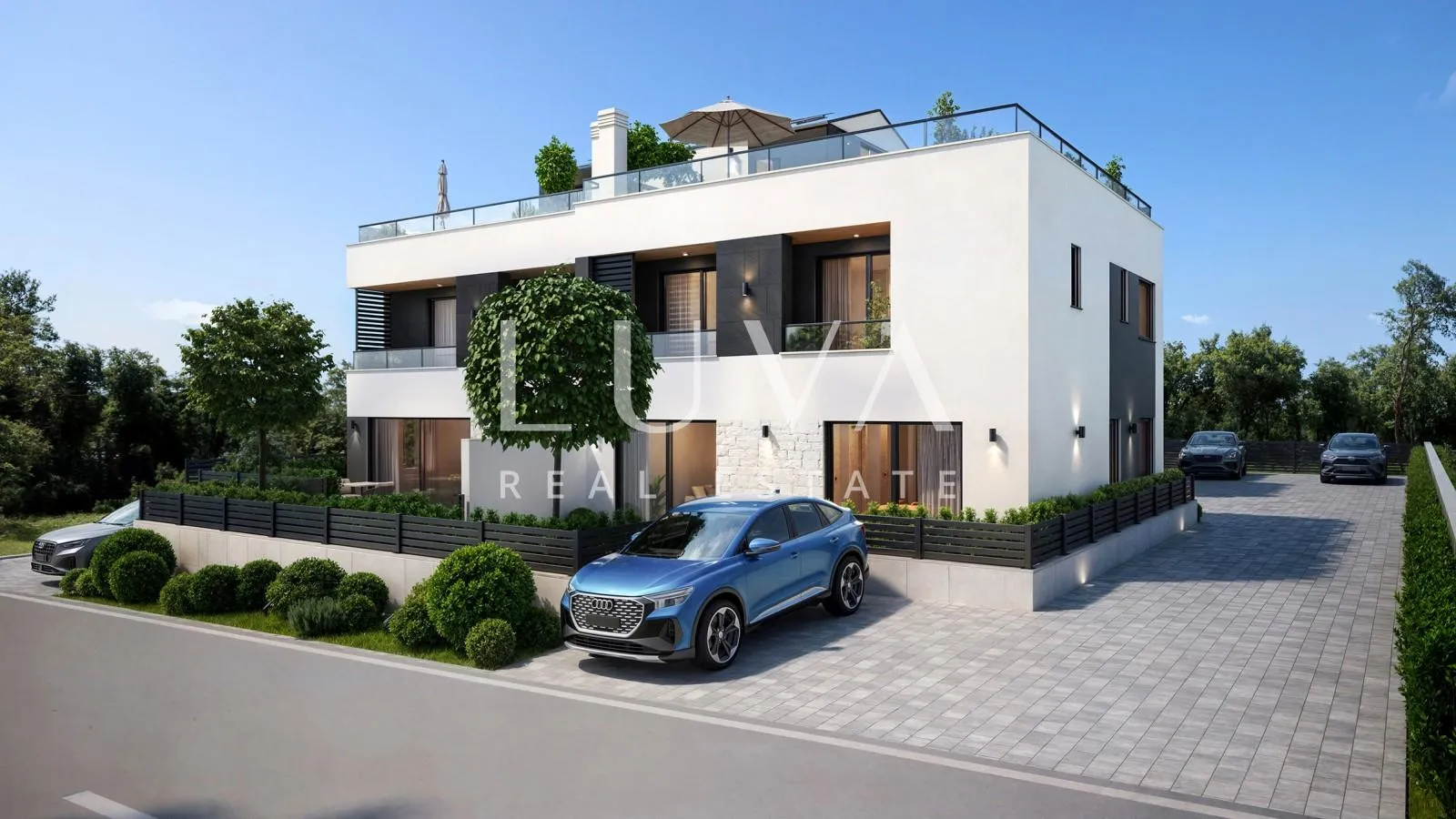 Istra, Poreč, moderna kuća u nizu s bazenom, 168,18 m2 - cover