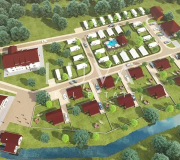 Plitvička jezera, Kompolje, investicijski projekt s građevinskim dozvolama i etno kućom, 27.840 m2 - cover