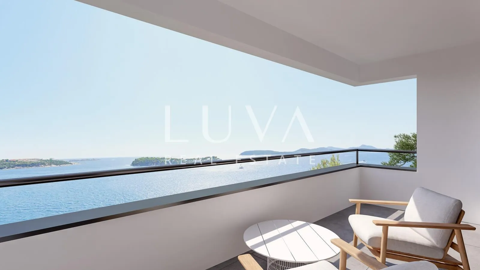 Lozica, Dubrovnik, luksuzan stan uz more s panoramskim pogledom na more - cover