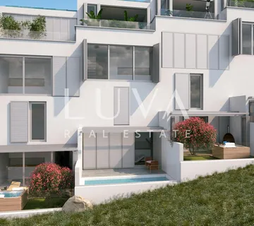 Pag, Šimuni, kuća u nizu 155,36m2 NKP, novogradnja na prodaju - cover