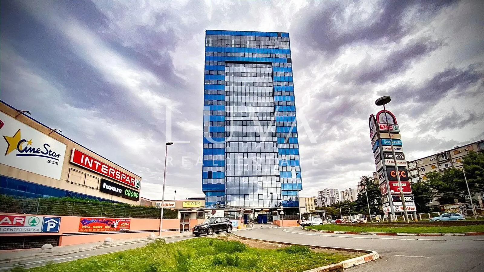 Rijeka, Tower centar, poslovni prostor za najam na 5. katu, 27 m2 - cover