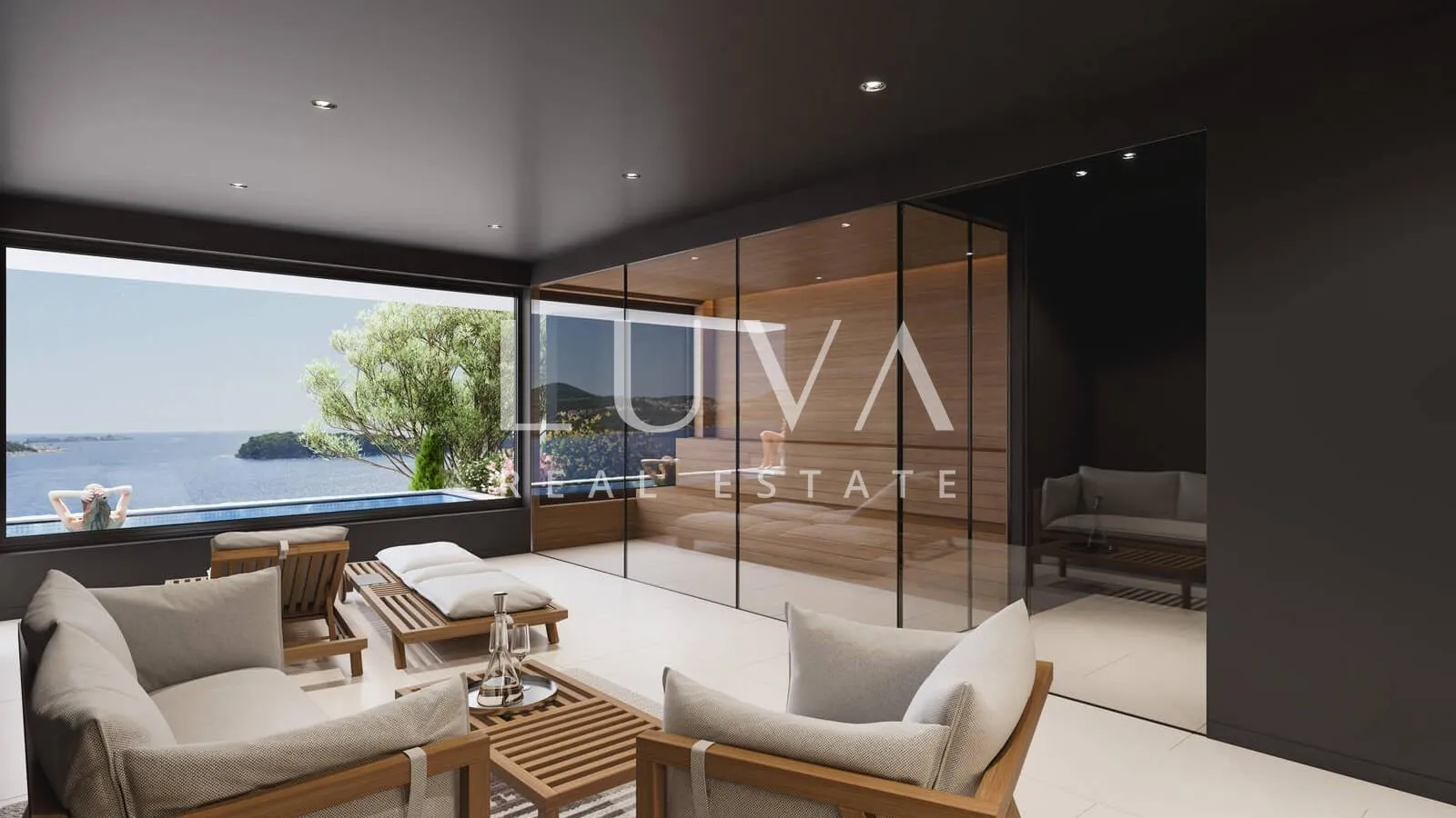 Lozica, Dubrovnik, luksuzna kuća s bazenom uz more na prodaju - cover