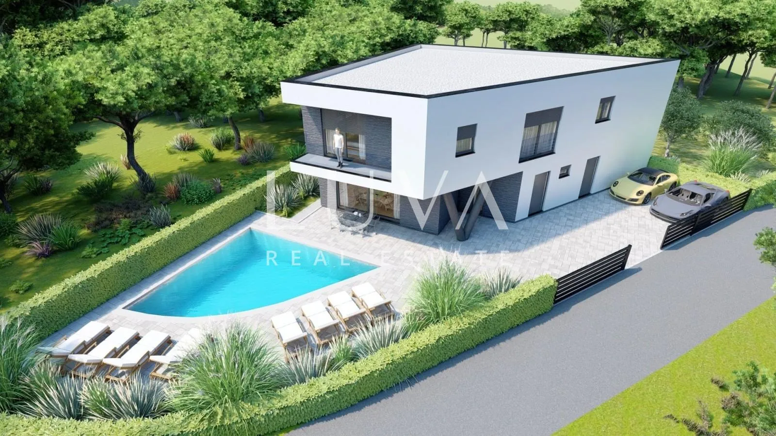 Biograd na Moru, Kakma, vila s bazenom i dva odvojena stana - cover