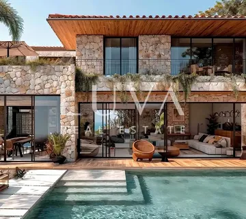 Sutivan, otok Brač, luksuzna kuća blizu mora u izgradnji na prodaju - cover