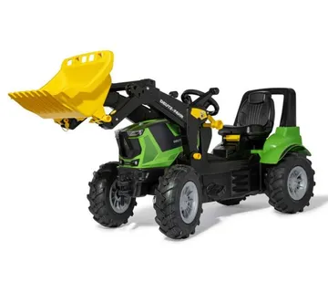 Rolly Toys Farmtrac Premium II Deutz 8280 TTV traktor na pedale sa uto - cover