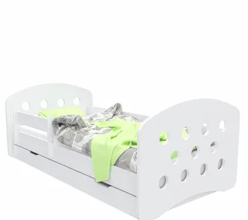 Drveni dječji krevet Design krugovi s ladicom – 200*90 - cover