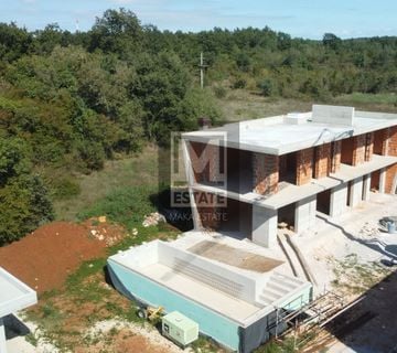 Poreč, okolica, moderna vila sa bazenom u izgradnji! - cover