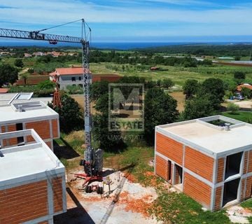 Poreč , okolica , kuća u roh-bau fazi sa otvorenim pogledom na more! - cover