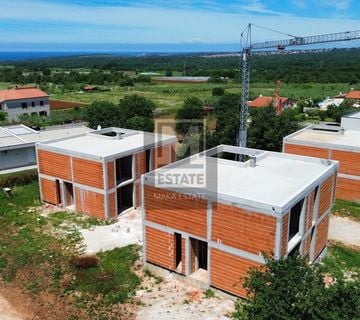 Poreč , okolica , kuća u roh-bau fazi sa otvorenim pogledom na more! - cover