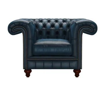 Chesterfield Royal Allingham Fotelja | 1-sjedište | Antique Blue - cover