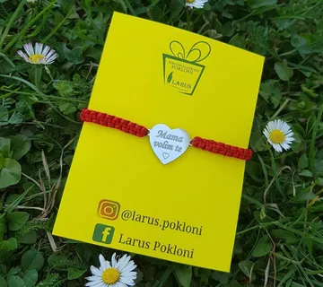 Narukvica srce s graviranjem - cover