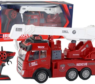 Fire Department With Crane Remote Control Model - cover