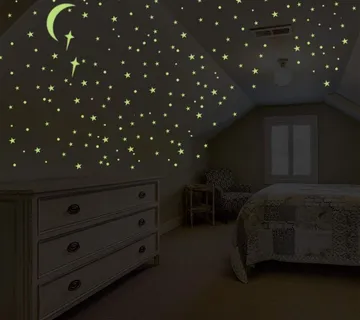 Svjetleće zvjezdice 100 komada zelena - cover