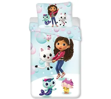 Gabby’s Dollhouse ‘Bubbles’ dječja posteljina, 140×200 cm - cover