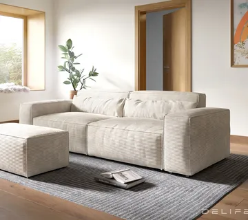 Sofa Sirpio XL 270x130cm, Materijal: Rebrasta tkanina - cover
