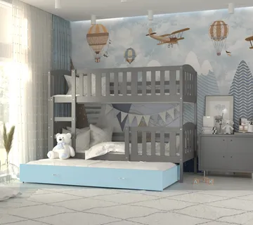 Kubus 3 dječji krevet s tri ležaja 190×80 - cover