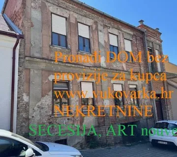 667. Vukovar centar Samostanska 16 SECESIJA IZUZETNA LOKACIJA i STAMBE - cover
