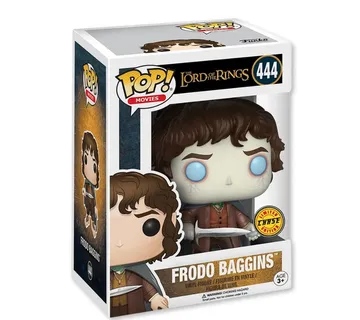 Funko Pop! Movies: The Lord of the Rings – Frodo Baggins #444 (CHASE) - cover