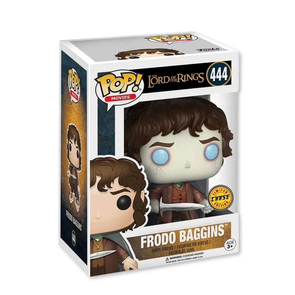 Funko Pop! Movies: The Lord of the Rings – Frodo Baggins #444 (CHASE) - cover