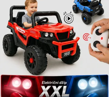 XXL DŽIP ZA DJECU NA AKUMULATOR SA DALJINSKIM UPRAVLJAČEM - cover