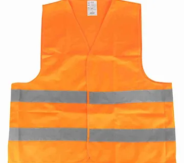 Zaštitni prsluk XL narančaste boje s certifikatom - cover