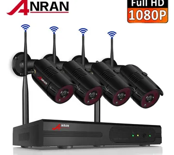 BEŽIČNI VIDEO SUSTAV 4 kamere GLEDANJE PREKO MOBITELA - cover