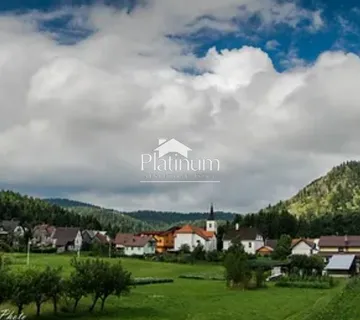 Čabar,Tršće šuma s temeljima kuće na parceli - cover