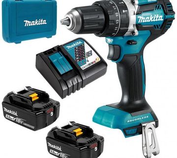 MAKITA AKU BUŠILICA ODVIJAČ DHP484RTE 2x5Ah  54Nm /DHP484RTE - cover