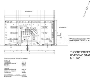 NAJAM, POSLOVNI PROSTOR, ZAGREB (Centar), 232 m2 - cover