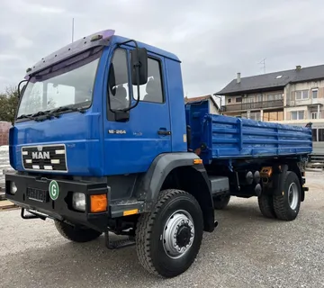 MAN 18•264 4x4 trostrani meiller kiper, 1998 god. - cover
