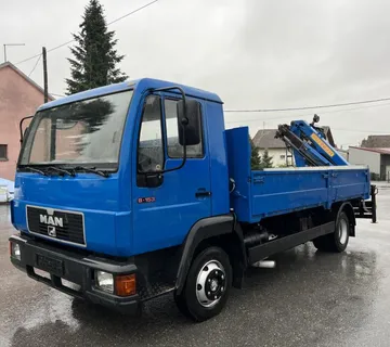 MAN 8.153 L2000 sa Palfinger kranom, 1994 god. - cover