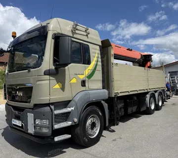 MAN TGS 26.480 6x4 + PK40001EL, 2011 god. - Bjelovar