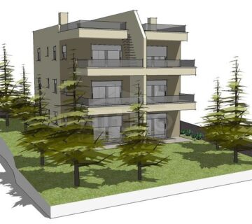 Mandre, 3-sob apartman 62 m2 u prizemlju s vrtom, pogled, NOVO - cover