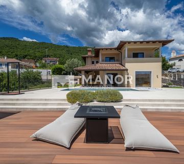 MOŠĆENIČKA DRAGA, KRAJ - Moderna vila s bazenom, jacuzzijem i pogledom na more – luksuzna oaza privatnosti - cover
