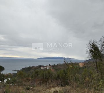 OPATIJA, IČIĆI - Građevinsko zemljište s pogledom na more, 770 m2 - cover