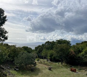 KOSTRENA, PLEŠIĆI - Građevinsko zemljište s pogledom na more - cover