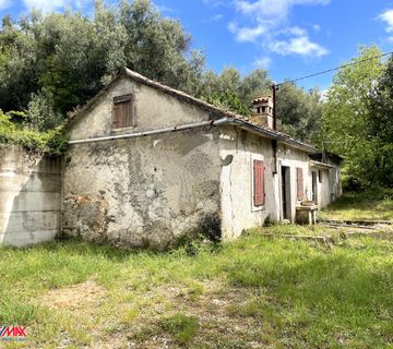 ISTRA, LABIN OKOLICA, STARA KUĆA S IDEJNIM PROJEKTOM, BLIZINA MORA - cover