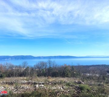 ISTRA, LABIN OKOLICA, VELIKO ZEMLJIŠTE S POGLEDOM NA MORE I DOZVOLAMA - cover